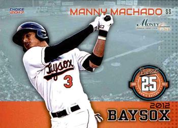 2017 Choice Bowie Baysox 25th Anniversary Team #1 Manny Machado Front