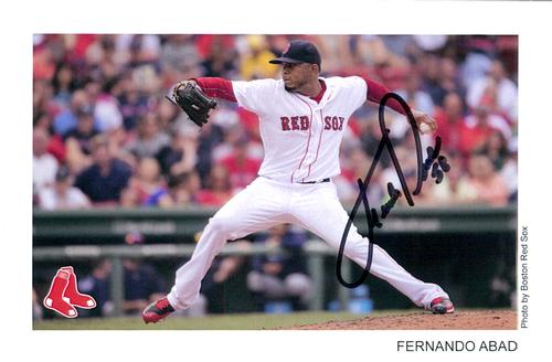 2017 Boston Red Sox Photocards #NNO Fernando Abad Front
