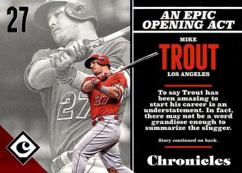 2017 Panini Chronicles #47 Mike Trout Front