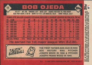 2002 Topps Archives #157 Bob Ojeda Back