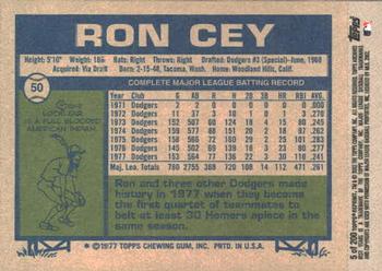 2002 Topps Archives #5 Ron Cey Back