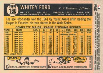 2002 Topps Archives #88 Whitey Ford Back