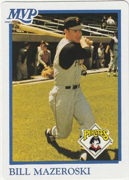 1990 MVP Baseball All-Star Card Game #14 Bill Mazeroski Front
