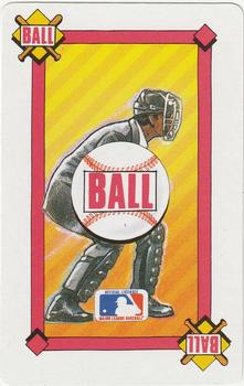 1990 MVP Baseball All-Star Card Game #NNO Ball Front