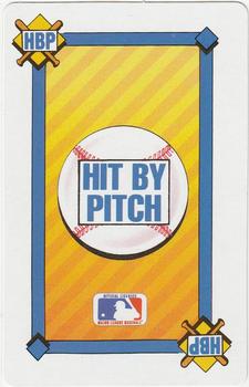 1990 MVP Baseball All-Star Card Game #NNO Hit By Pitch Front