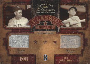 2004 Donruss Classics - Classic Combos Jersey #CC-17 Ted Williams / Bobby Doerr Front