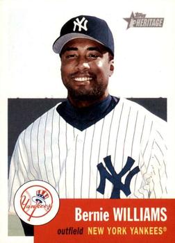2002 Topps Heritage #82 Bernie Williams Front