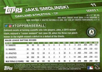 2017 Topps - All-Star Game 2017 #11 Jake Smolinski Back