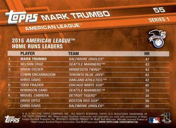 2017 Topps - All-Star Game 2017 #55 Mark Trumbo Back