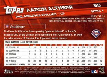2017 Topps - All-Star Game 2017 #66 Aaron Altherr Back