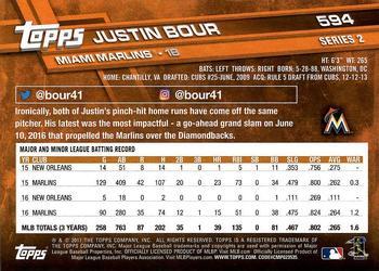 2017 Topps - All-Star Game 2017 #594 Justin Bour Back