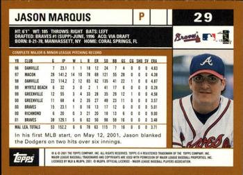 2002 Topps - Topps Limited #29 Jason Marquis Back