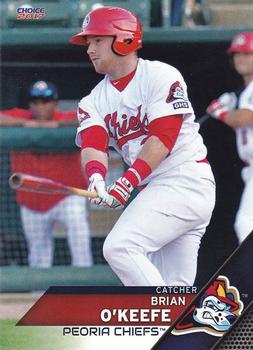 2017 Choice Peoria Chiefs #16 Brian O'Keefe Front