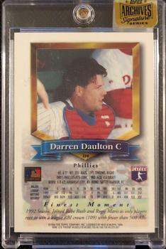 2016 Topps Archives Signature Series All-Star Edition - Darren Daulton #220 Darren Daulton Back