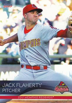 2017 Choice Memphis Redbirds #10 Jack Flaherty Front