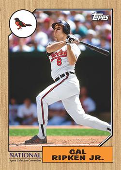 2017 Topps National Sports Collectors Convention 1987 Anniversary #87VIP-4 Cal Ripken Jr. Front