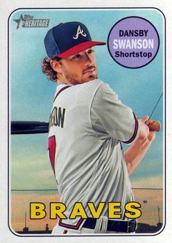 2018 Topps Heritage #53 Dansby Swanson Front