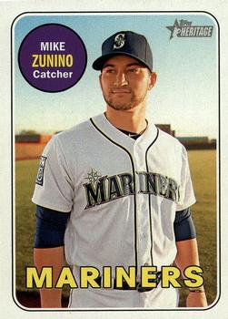 2018 Topps Heritage #85 Mike Zunino Front
