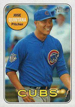 2018 Topps Heritage #126 Jose Quintana Front