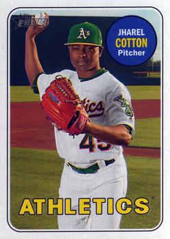 2018 Topps Heritage #147 Jharel Cotton Front
