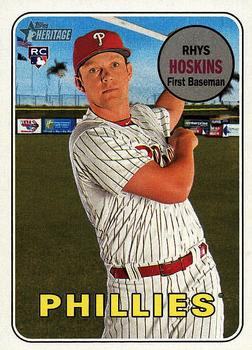 2018 Topps Heritage #206 Rhys Hoskins Front