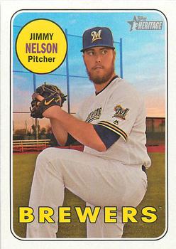2018 Topps Heritage #242 Jimmy Nelson Front