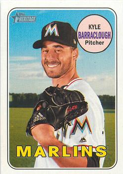 2018 Topps Heritage #261 Kyle Barraclough Front