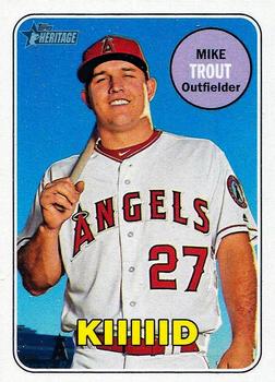 2018 Topps Heritage #275 Mike Trout Front