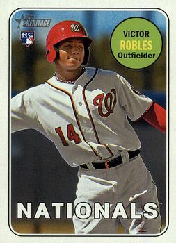 2018 Topps Heritage #284 Victor Robles Front
