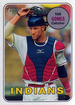 2018 Topps Heritage #350 Yan Gomes Front