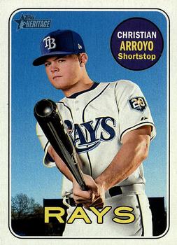 2018 Topps Heritage #450 Christian Arroyo Front
