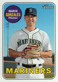 2018 Topps Heritage #542 Marco Gonzales Front