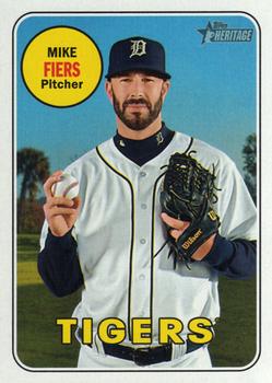 2018 Topps Heritage #556 Mike Fiers Front