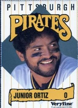 1989 Veryfine Pittsburgh Pirates #NNO Junior Ortiz Front