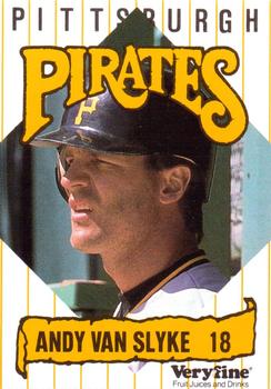 1989 Veryfine Pittsburgh Pirates #NNO Andy Van Slyke Front