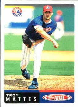 2002 Topps Total #214 Troy Mattes Front
