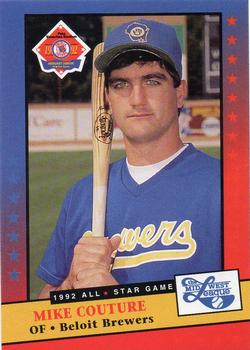1992 Midwest League All-Stars #NNO Mike Couture Front