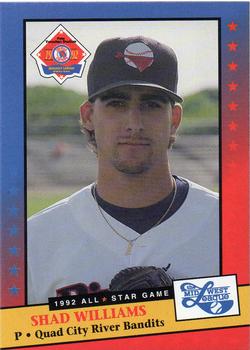 1992 Midwest League All-Stars #NNO Shad Williams Front