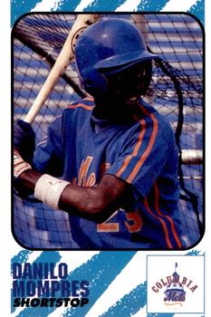 1991 Play II Columbia Mets #20 Danilo Mompres Front