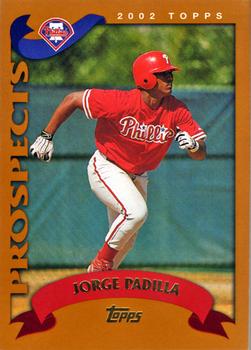 2002 Topps Traded & Rookies #T235 Jorge Padilla Front