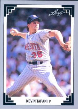 1991 Leaf #128 Kevin Tapani Front