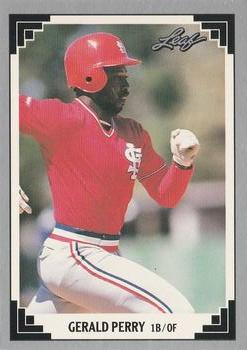 1991 Leaf #272 Gerald Perry Front