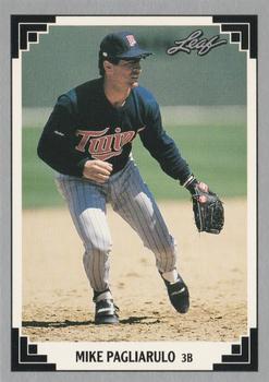 1991 Leaf #339 Mike Pagliarulo Front