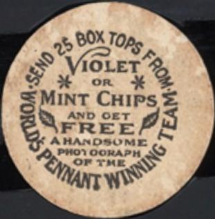 1912 Colgan's Chips Red Borders (E270-1) #NNO Tris Speaker Back