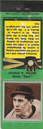 1934 Diamond Matchbooks (U1) #NNO Charles W. Fischer Front