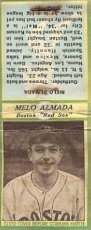 1935-36 Diamond Matchbooks (U3-1) #NNO Melo Almada Front