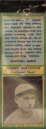 1935-36 Diamond Matchbooks (U3-1) #NNO Tommy Thevenow Front