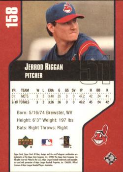 2002 Upper Deck 40-Man #158 Jerrod Riggan Back
