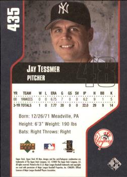 2002 Upper Deck 40-Man #435 Jay Tessmer Back