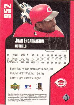 2002 Upper Deck 40-Man #952 Juan Encarnacion Back